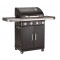 LM Rexon PTS 4.1 zwart gasbbq 4x3+1x3kW