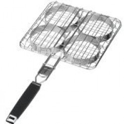LM Pure rvs hamburger grillklem