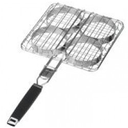 LM Pure rvs hamburger grillklem