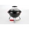 LM Piccolino Male black houtskoolbbq 34cm