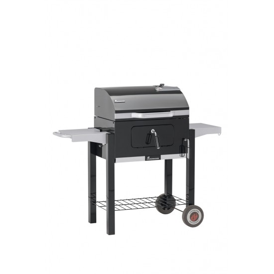 LM Dorado zwart houtskoolbbq 133x109x56cm